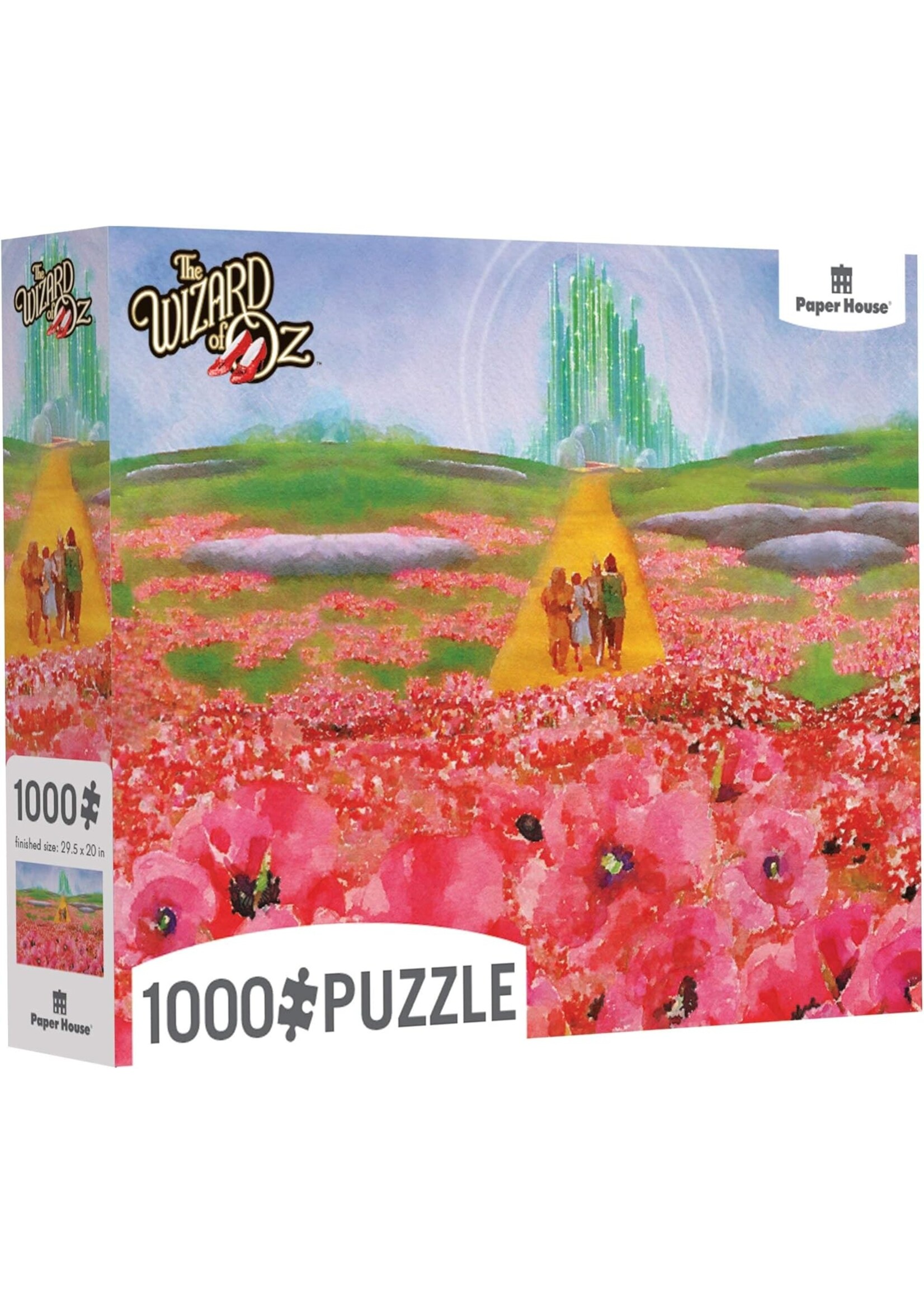 Paper house productions Poppy Fields 1000 Piece Jigsaw Puzzle