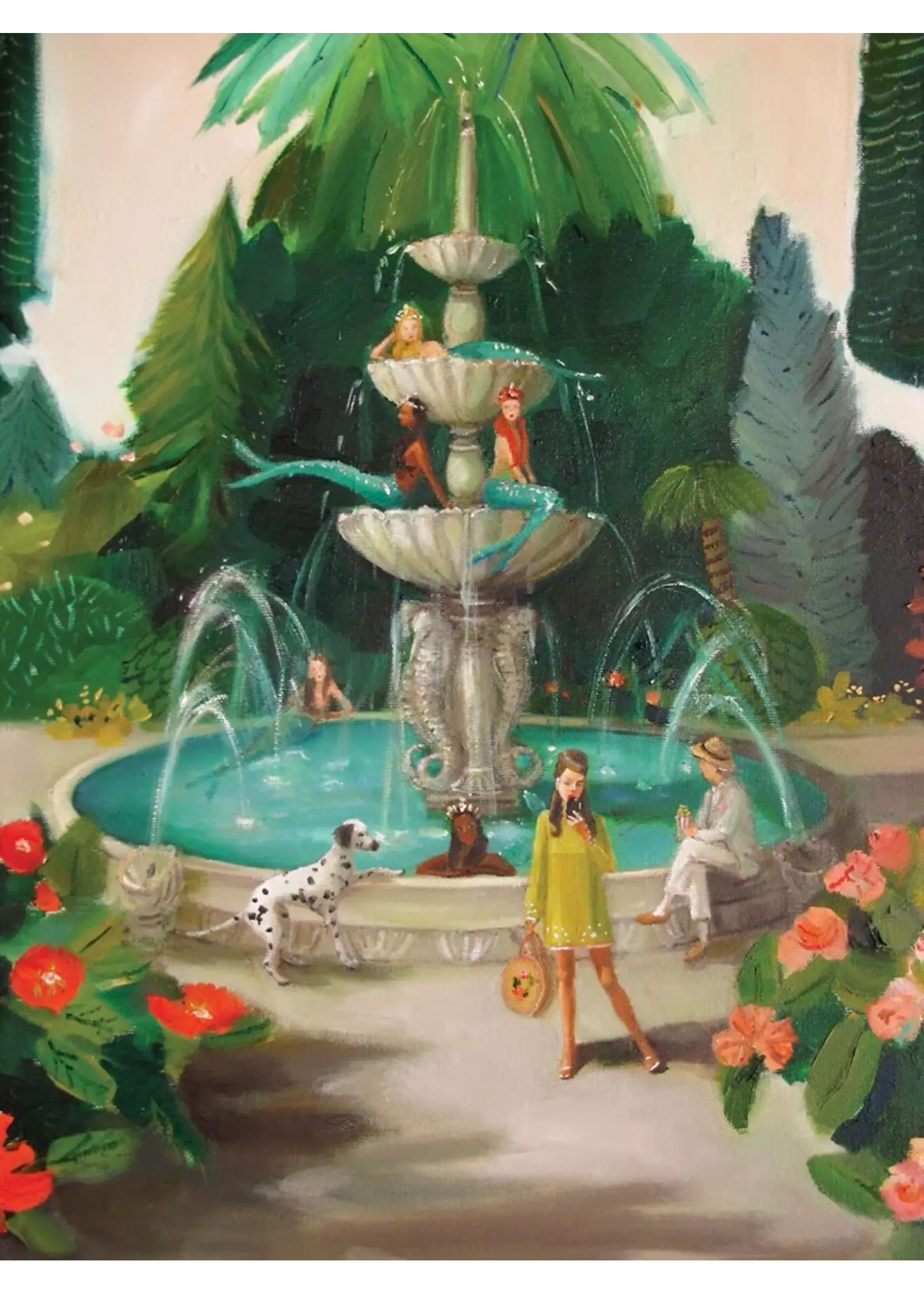New York Puzzle Company Puzzle: Mermaid Fountain