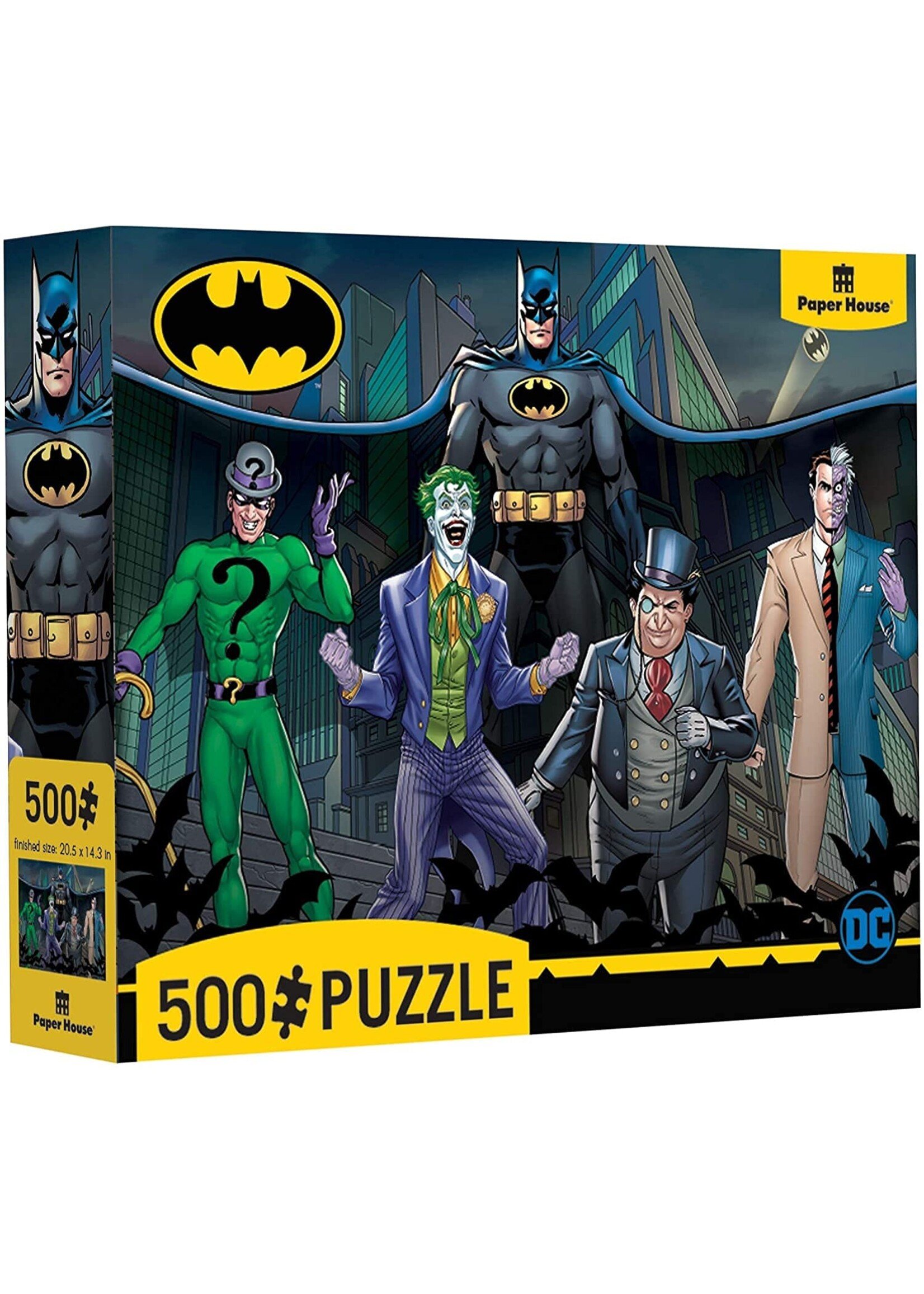 Paper house productions Batman and Villains 500 Piece Jigsaw Puzzle