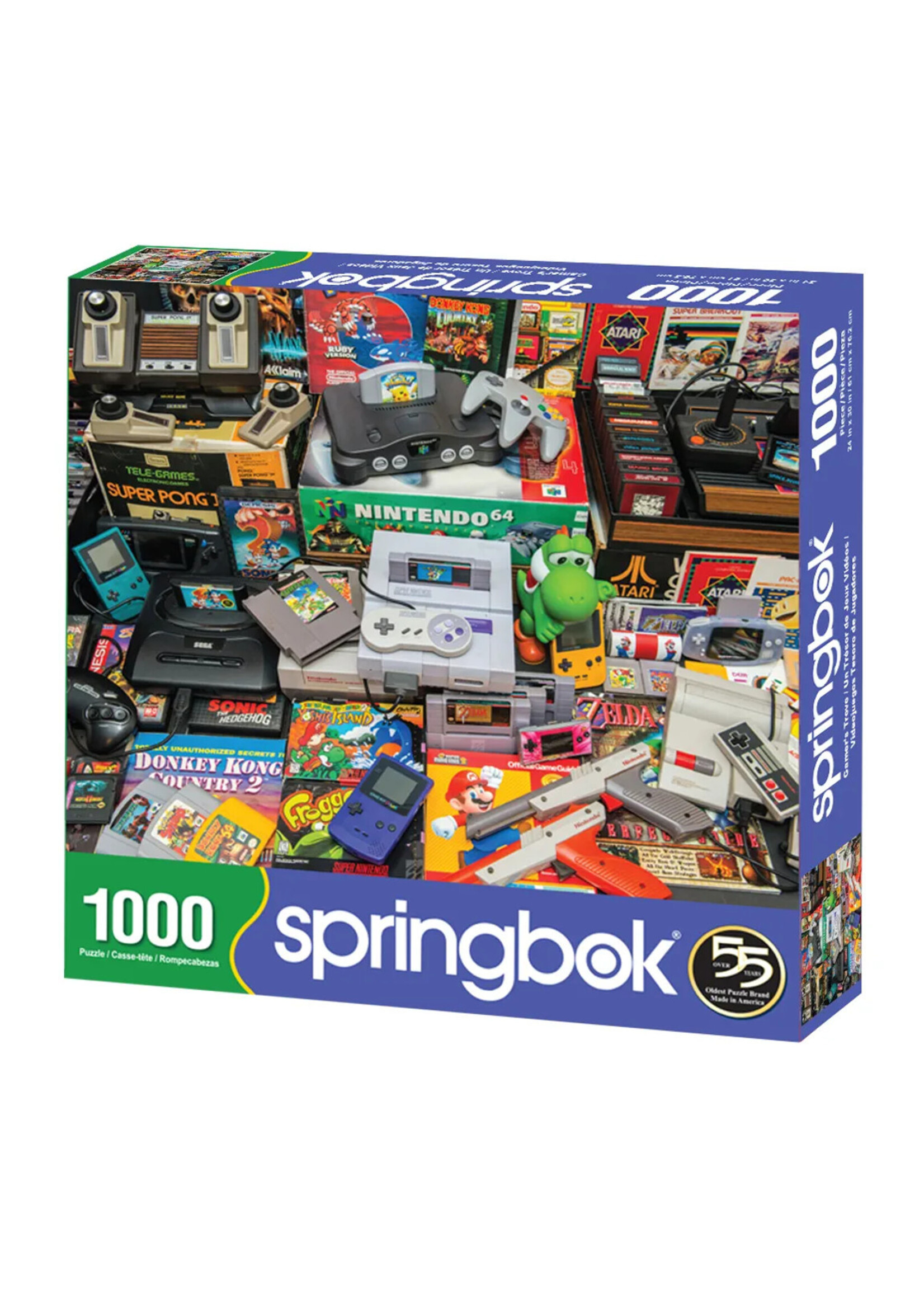 Springbok Puzzle Puzzle: Gamer's Trove 1000Piece Jigsaw Puzzle