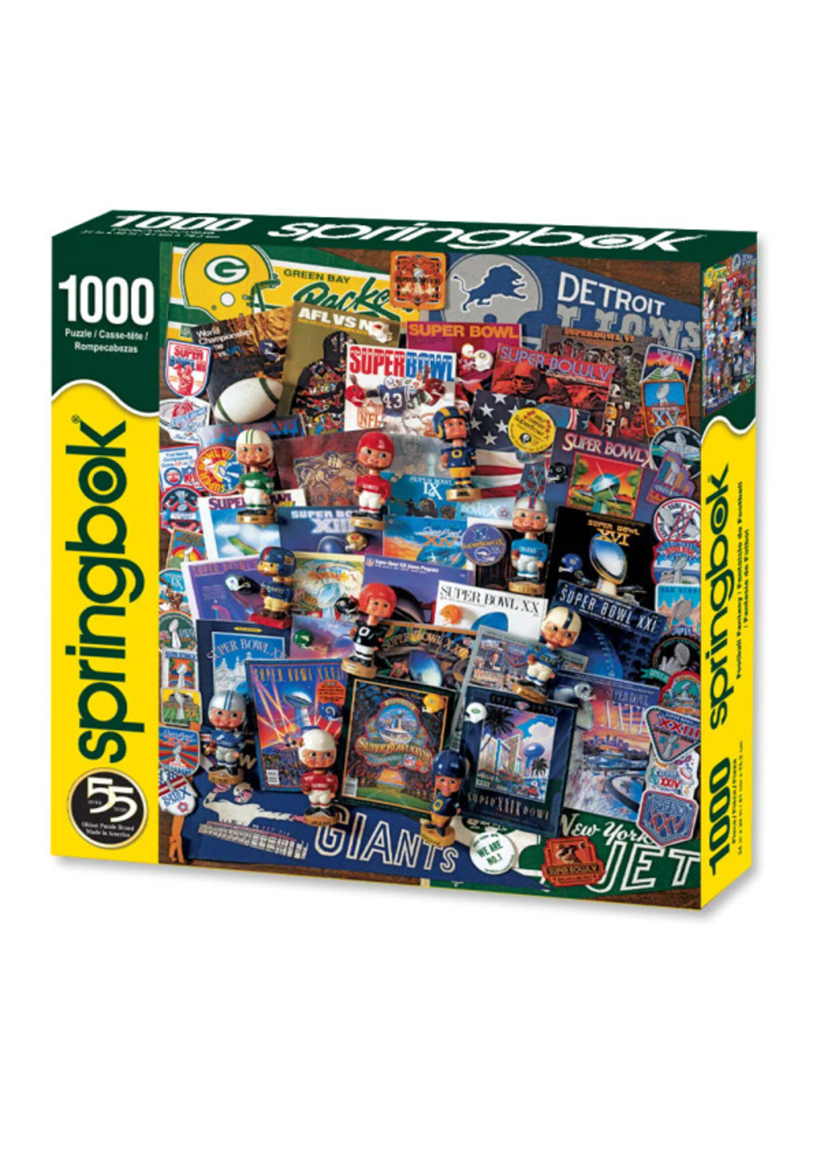 Springbok Puzzle Puzzle: Football Fantasy 1000 Piece Jigsaw Puzzle