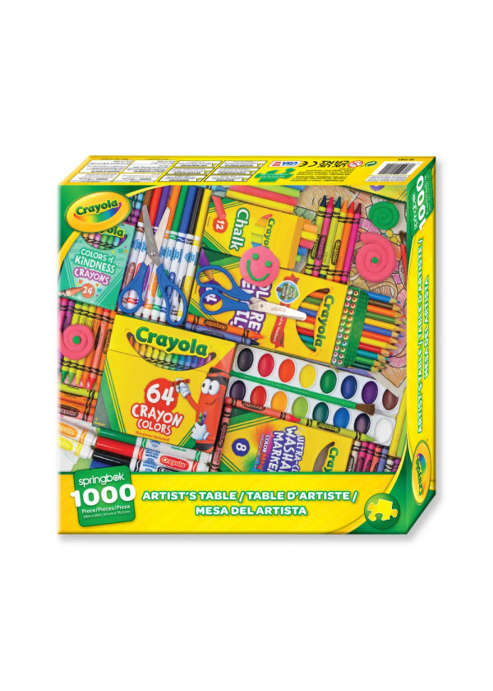 Springbok Puzzle Puzzle: Artist's Table: 1000 Piece Jigsaw Puzzle