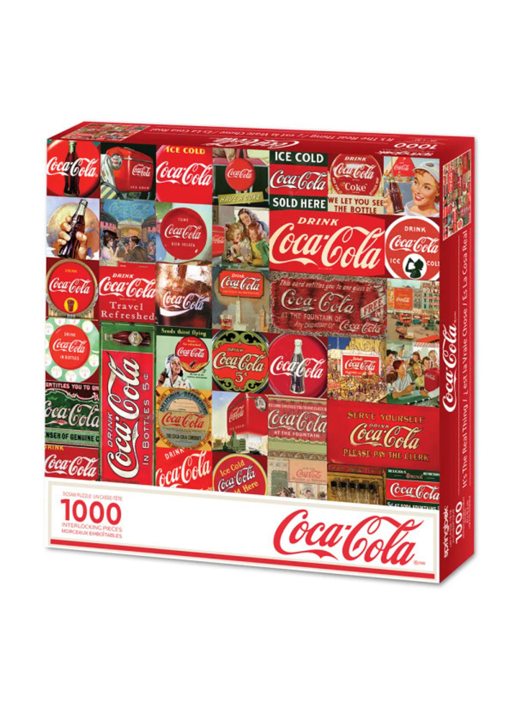 Springbok Puzzle Puzzle: Coca-Cola: It's The Real Thing 1000 Piece Jigsaw Puzzle