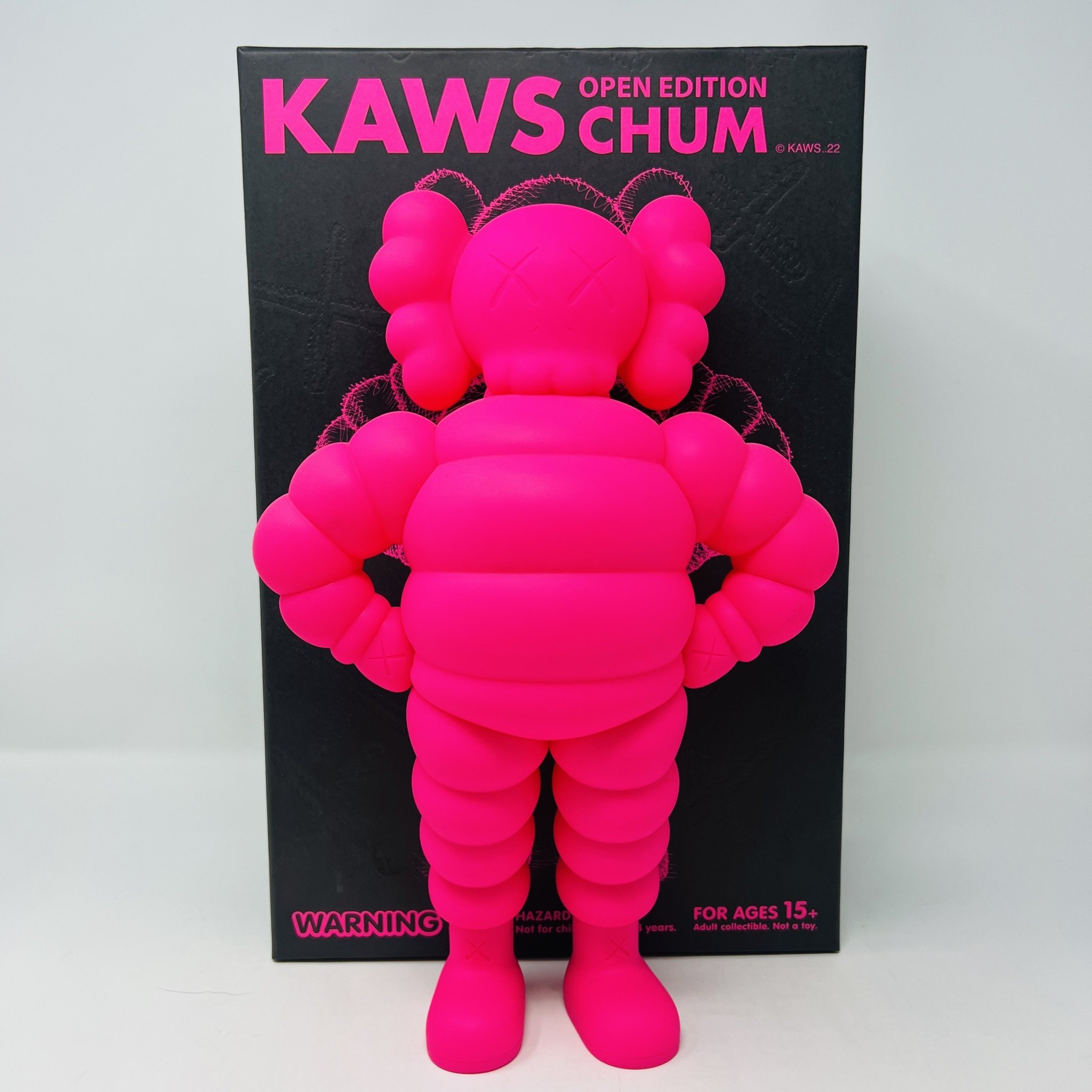 KAWS Chum Vinyl Figure Pink (2022)