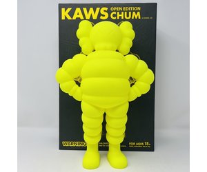 KAWS Chum Vinyl Figure Yellow (2022) - Holy Ground Sneaker Shop