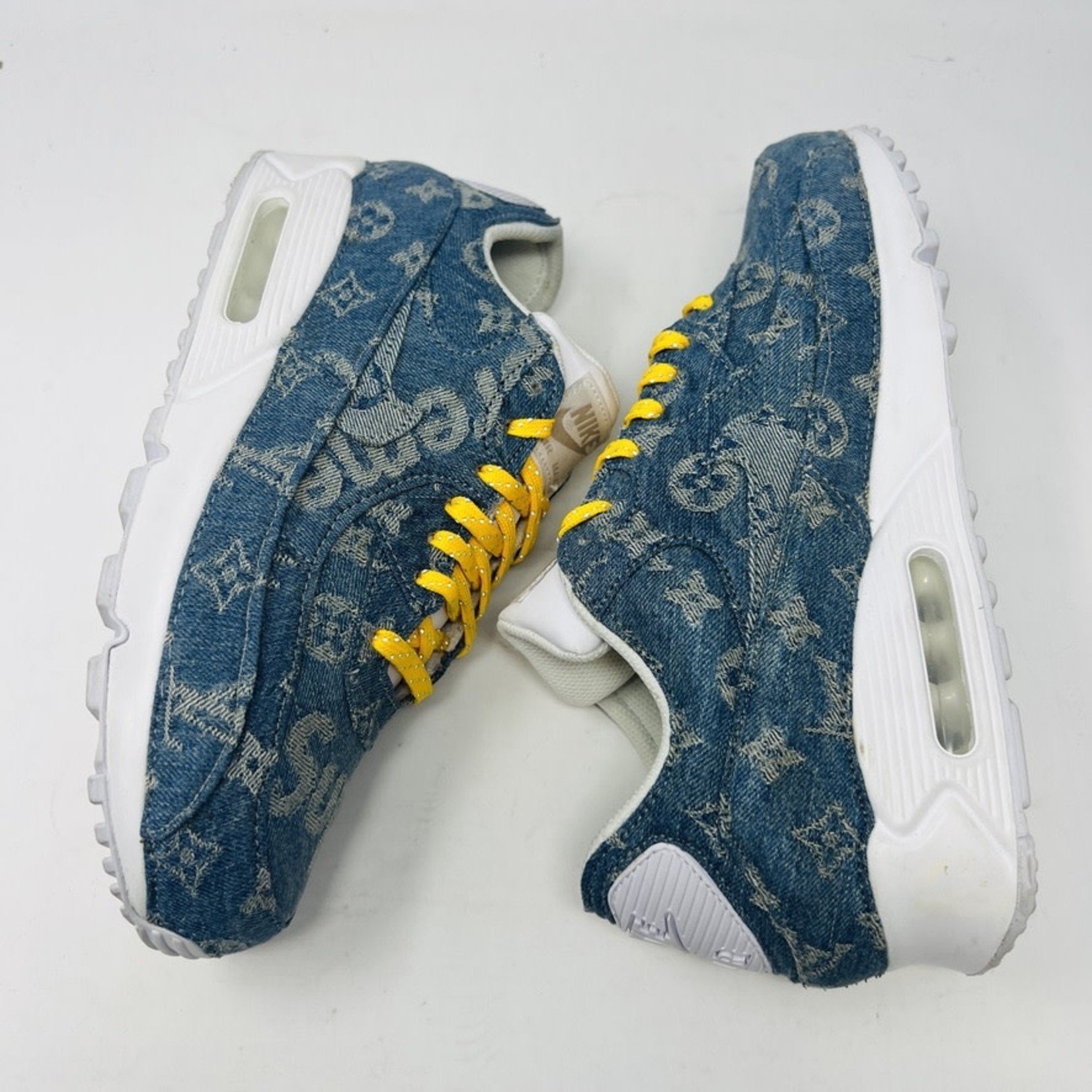 Nike Air Max 90 Louis Vuitton Supreme Custom #airmax90 #louisvuitton # supreme 