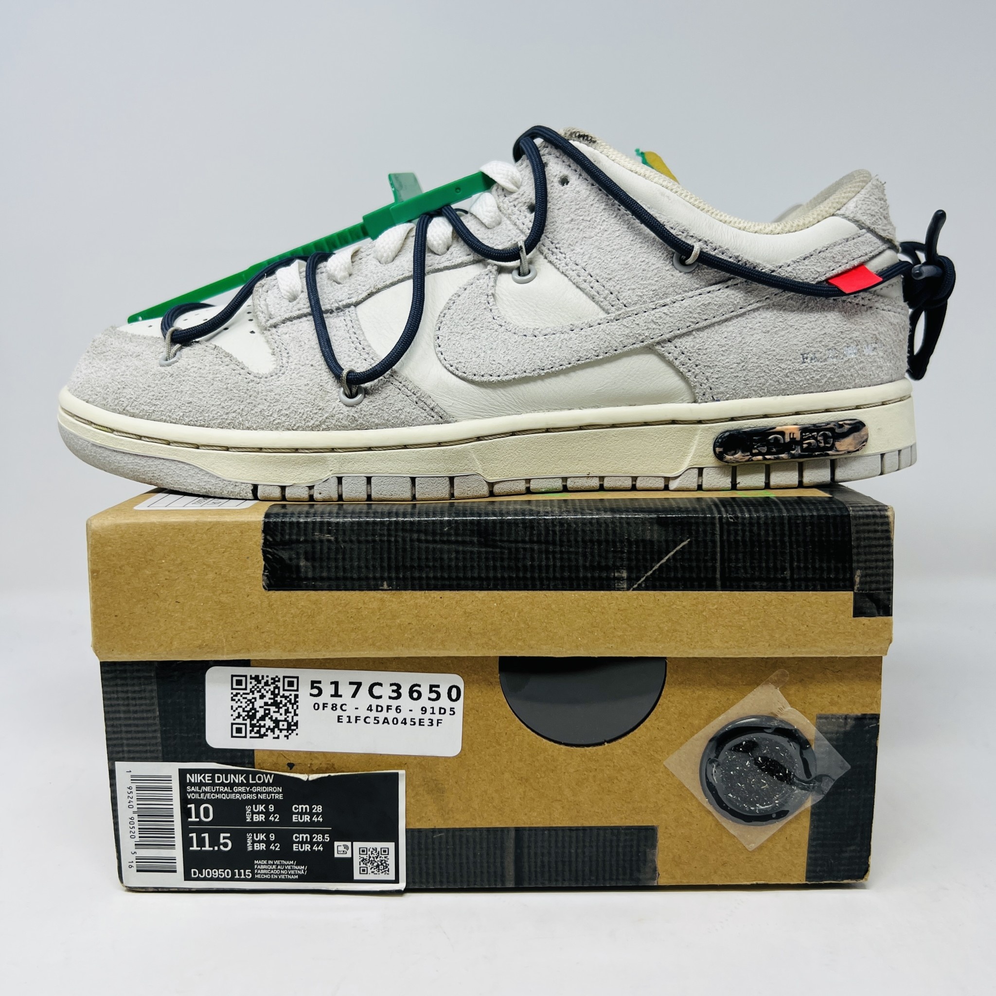 Nike Dunk Low Off-White Lot 20 - Holy Ground Sneaker Shop - Buy