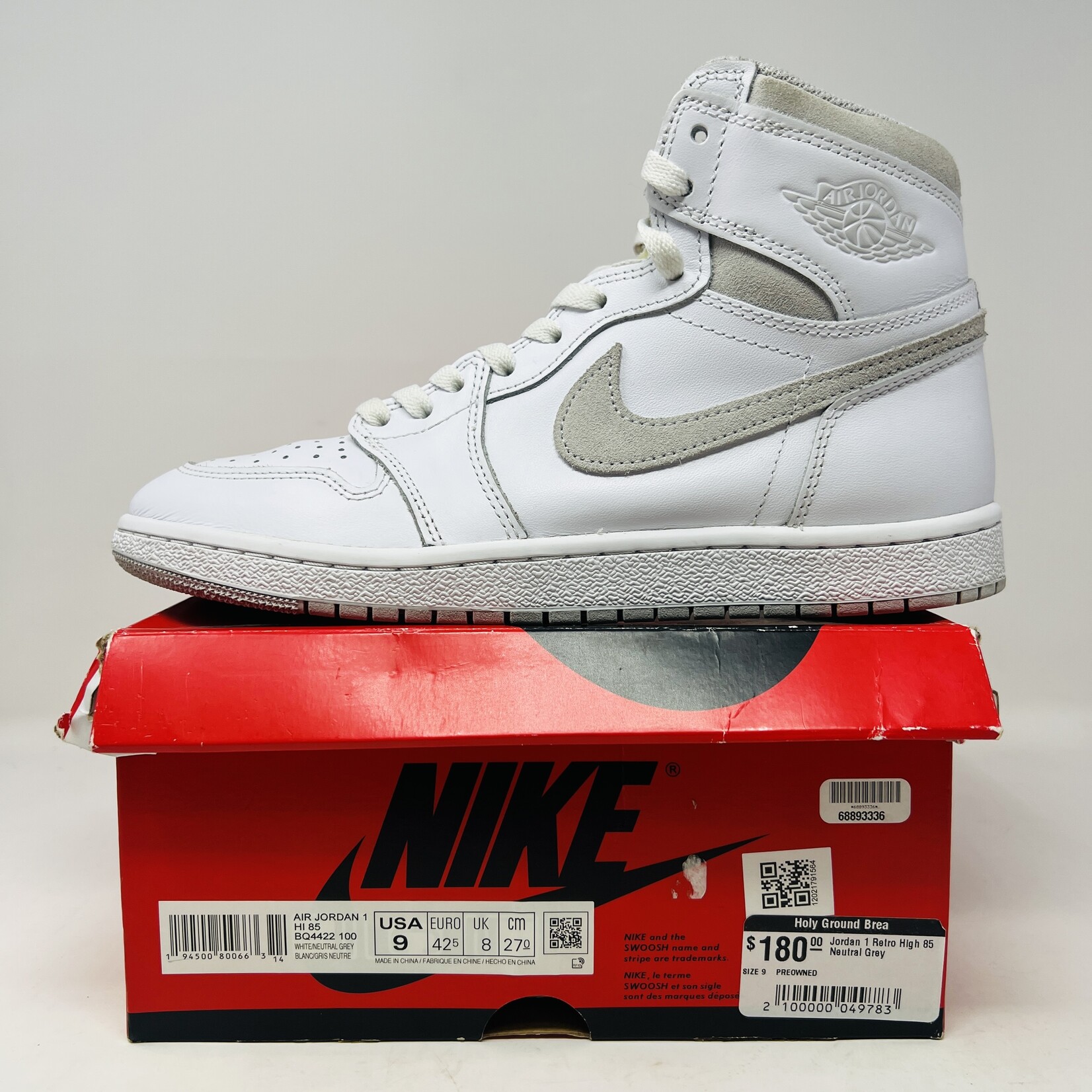 Jordan Jordan 1 Retro High 85 Neutral Grey