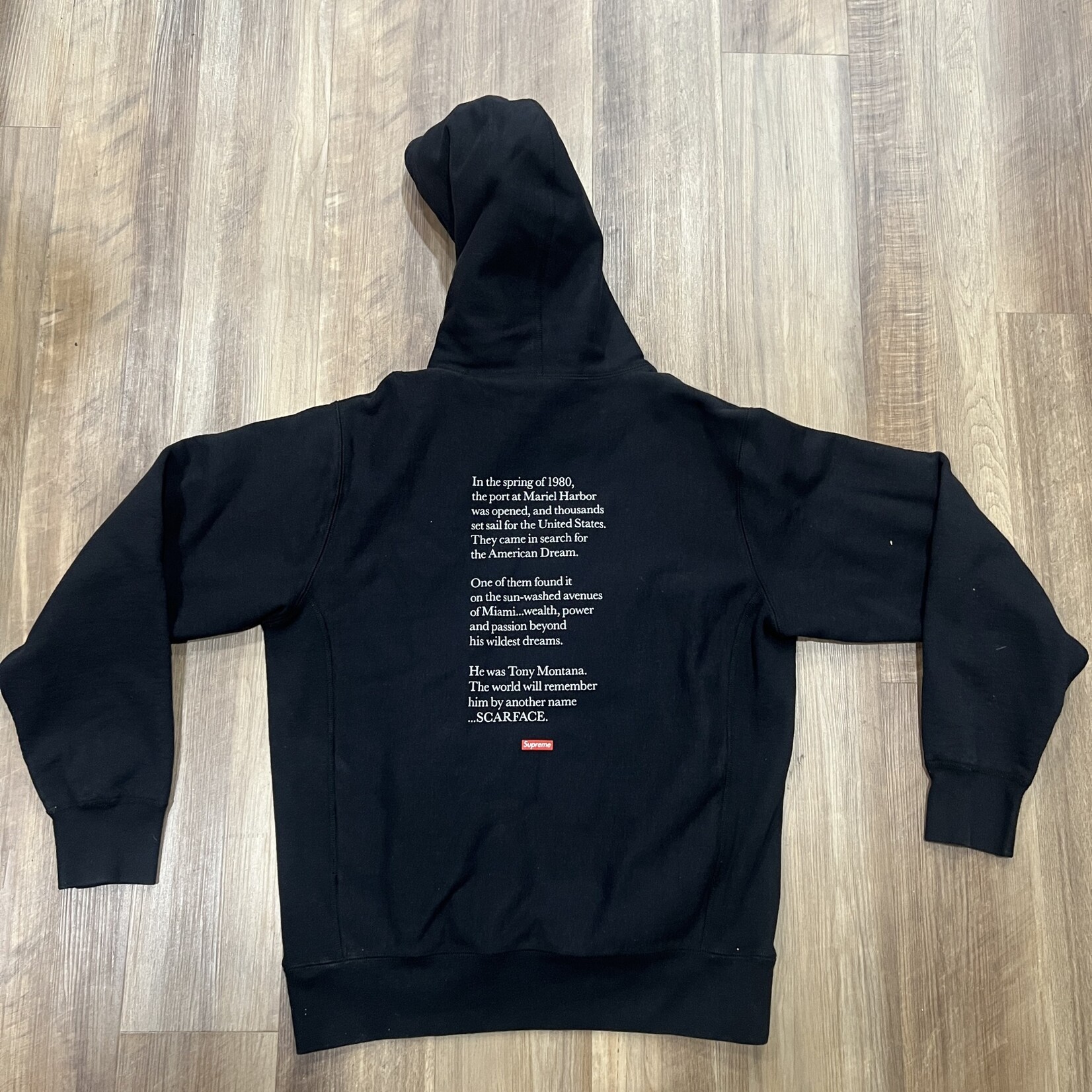 Supreme sales hoodie scarface