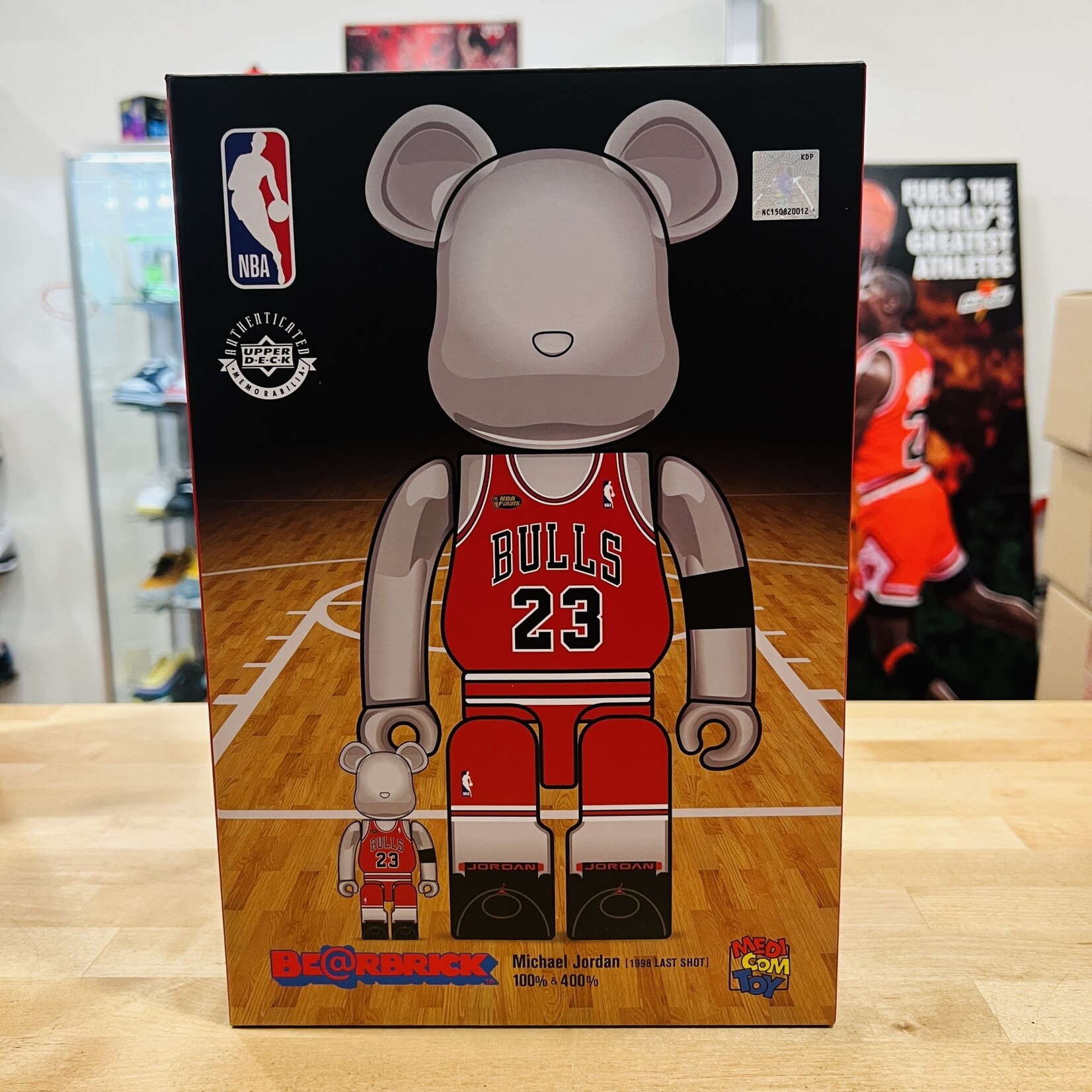 Bearbrick Michael Jordan 1998 Last Shot 100% & 400% Set - Holy 