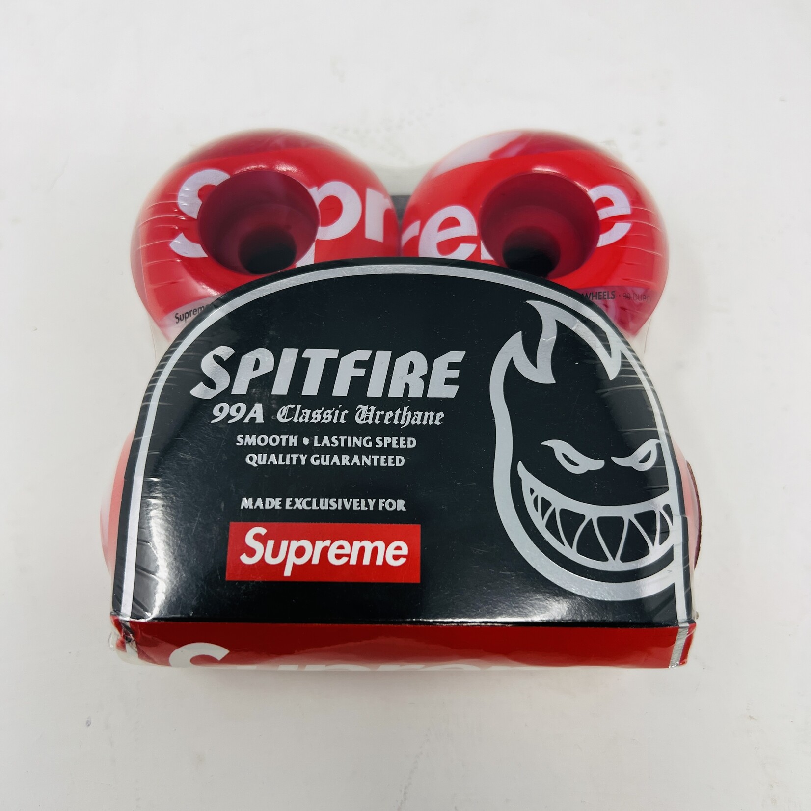 Supreme Supreme x Spitfire Shop Logo Wheels Red