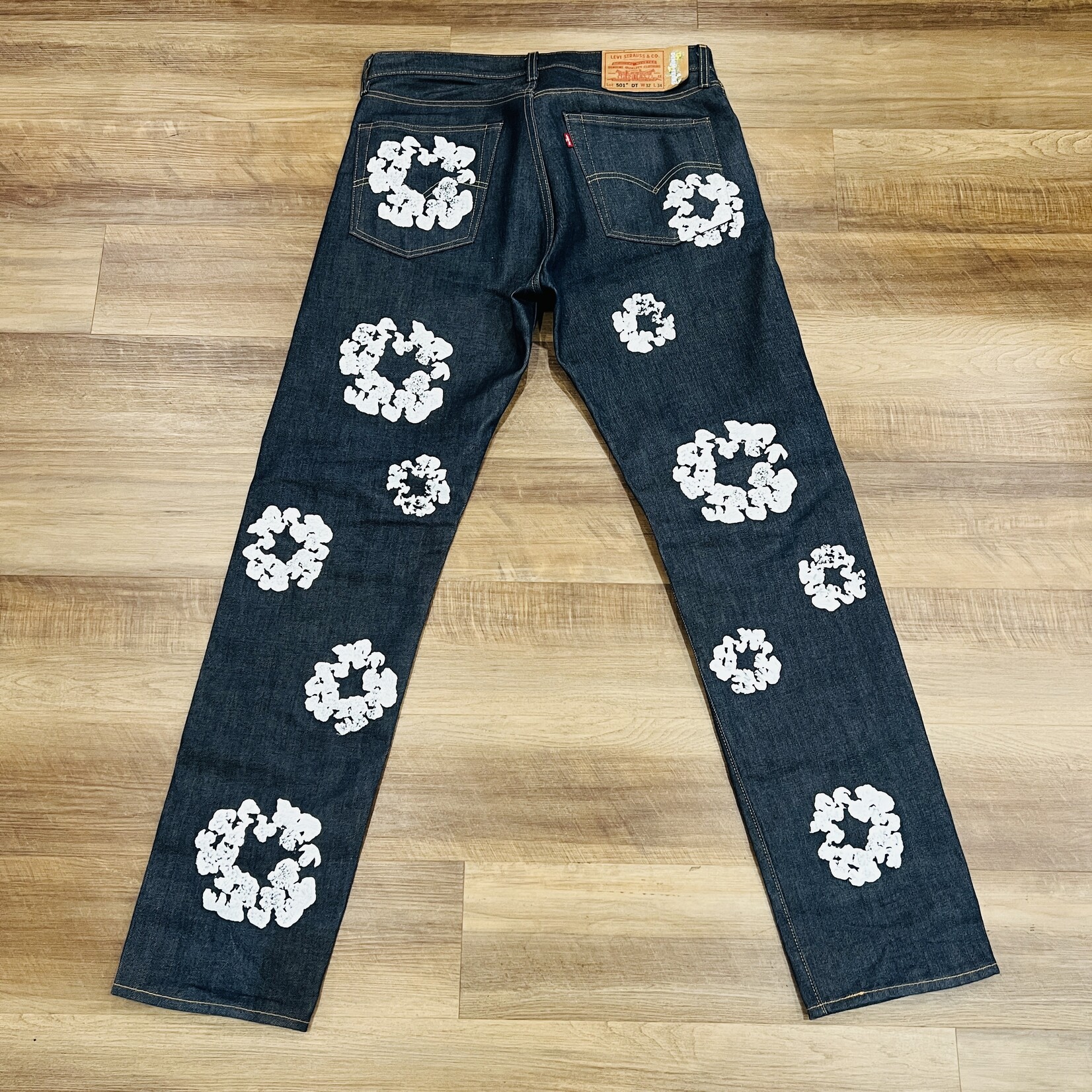 Denim Tears x Levi's Cotton Wreath Jean Indigo