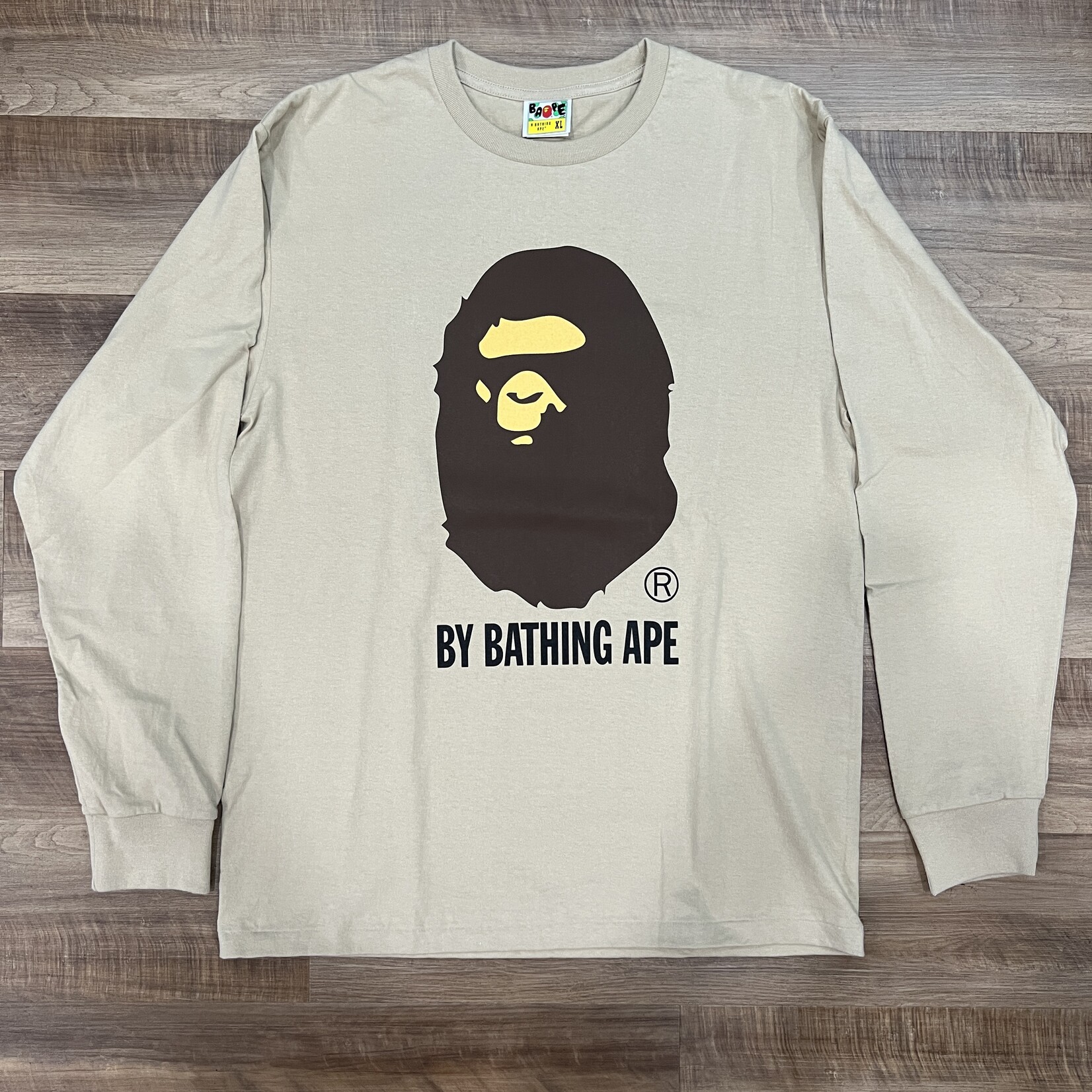 bape BAPE By Bathing Ape L/S Tee (FW22) Beige