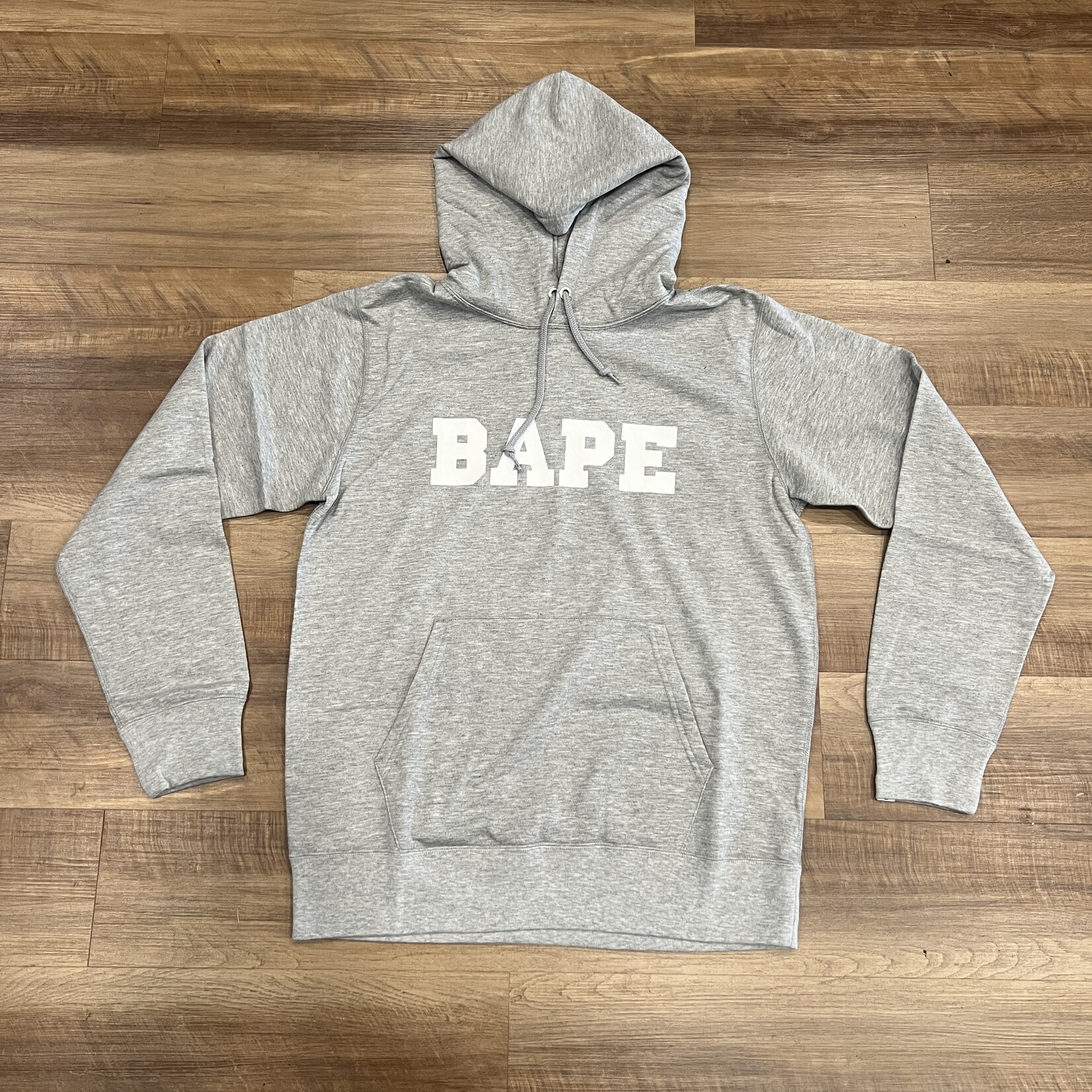 bape BAPE Family Bag Hoodie Grey