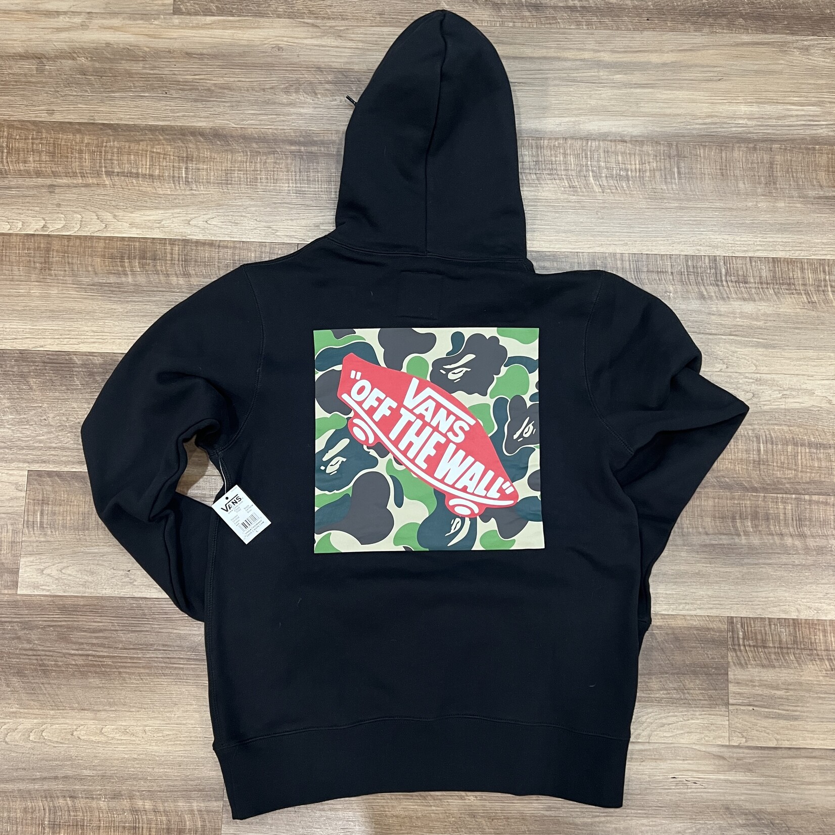 bape BAPE x Vans Pullover Fleece Hoodie Black