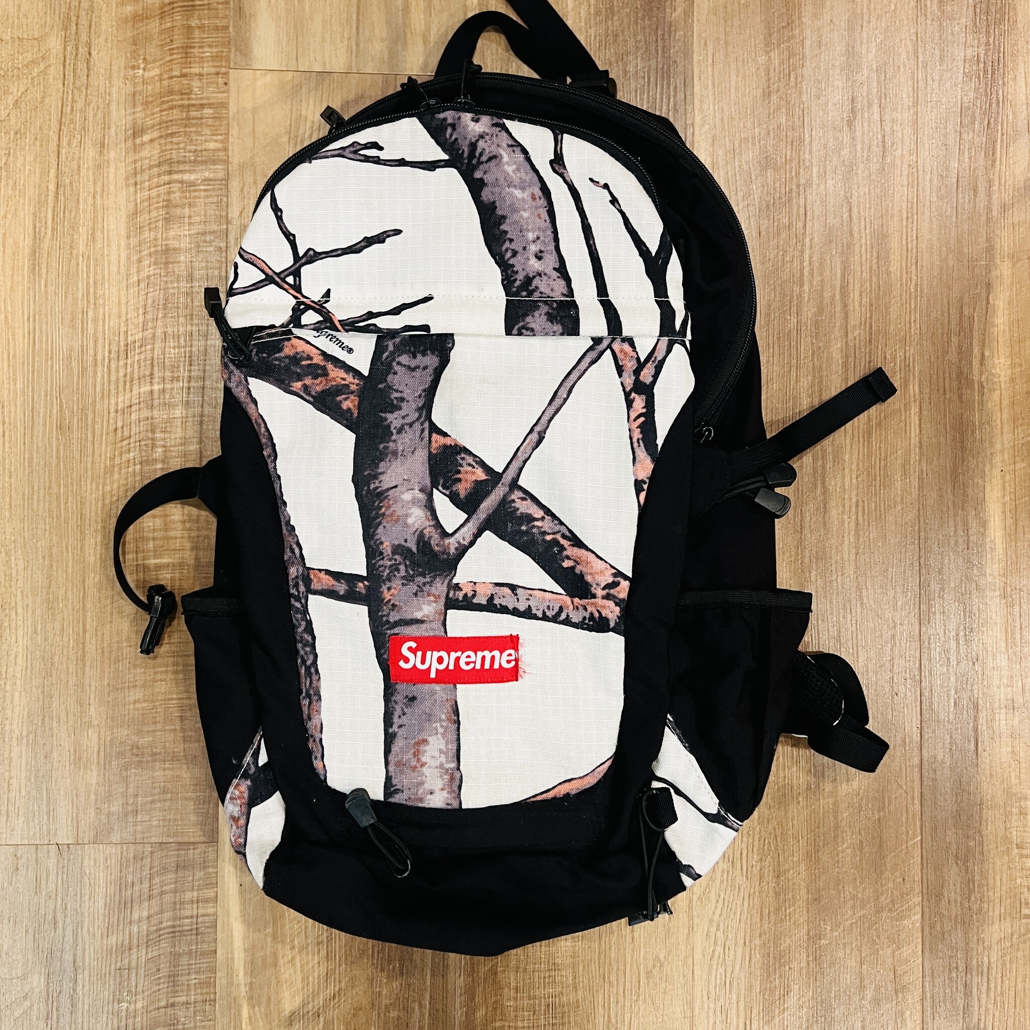 Supreme Backpack Box Logo Real Tree Holy Ground Sneaker Shop Buy