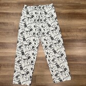 KAWS x Infinite Archive SKELETON Pattern Pajama Set White/Black 
