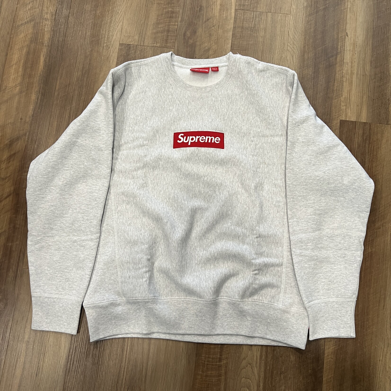 Supreme Supreme Box Logo Crewneck (FW18) Ash Grey