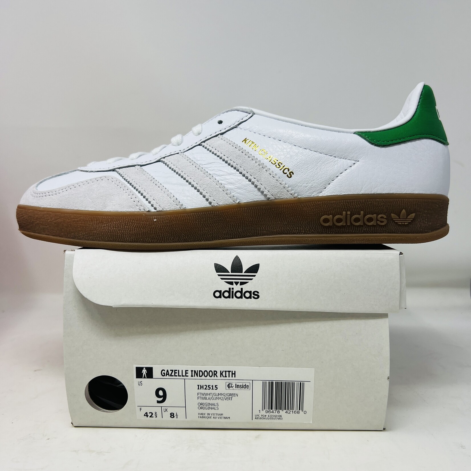 Adidas adidas Gazelle Indoor Kith Classics White Green