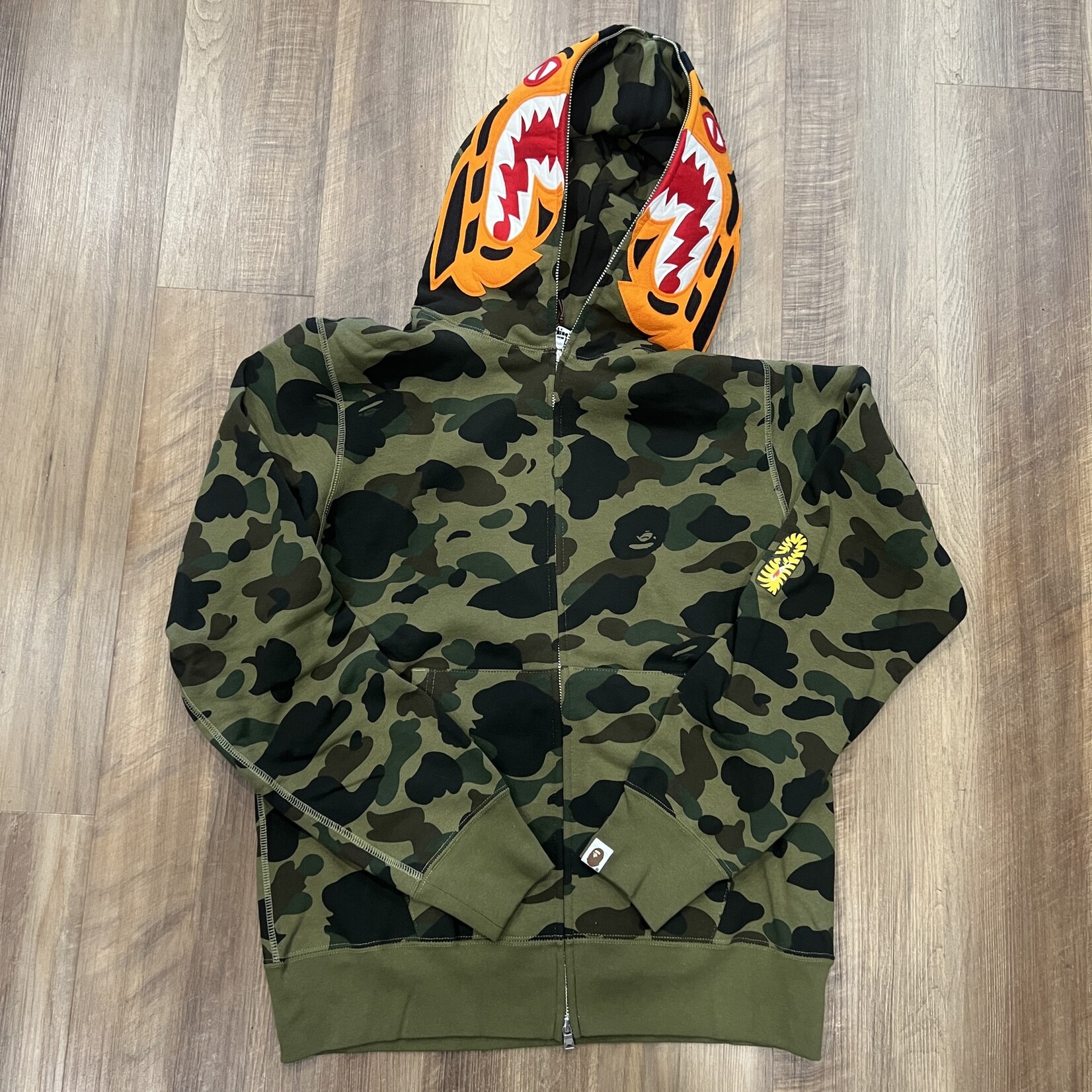 bape BAPE Funthera Militia Camo Full Zip Hoodie