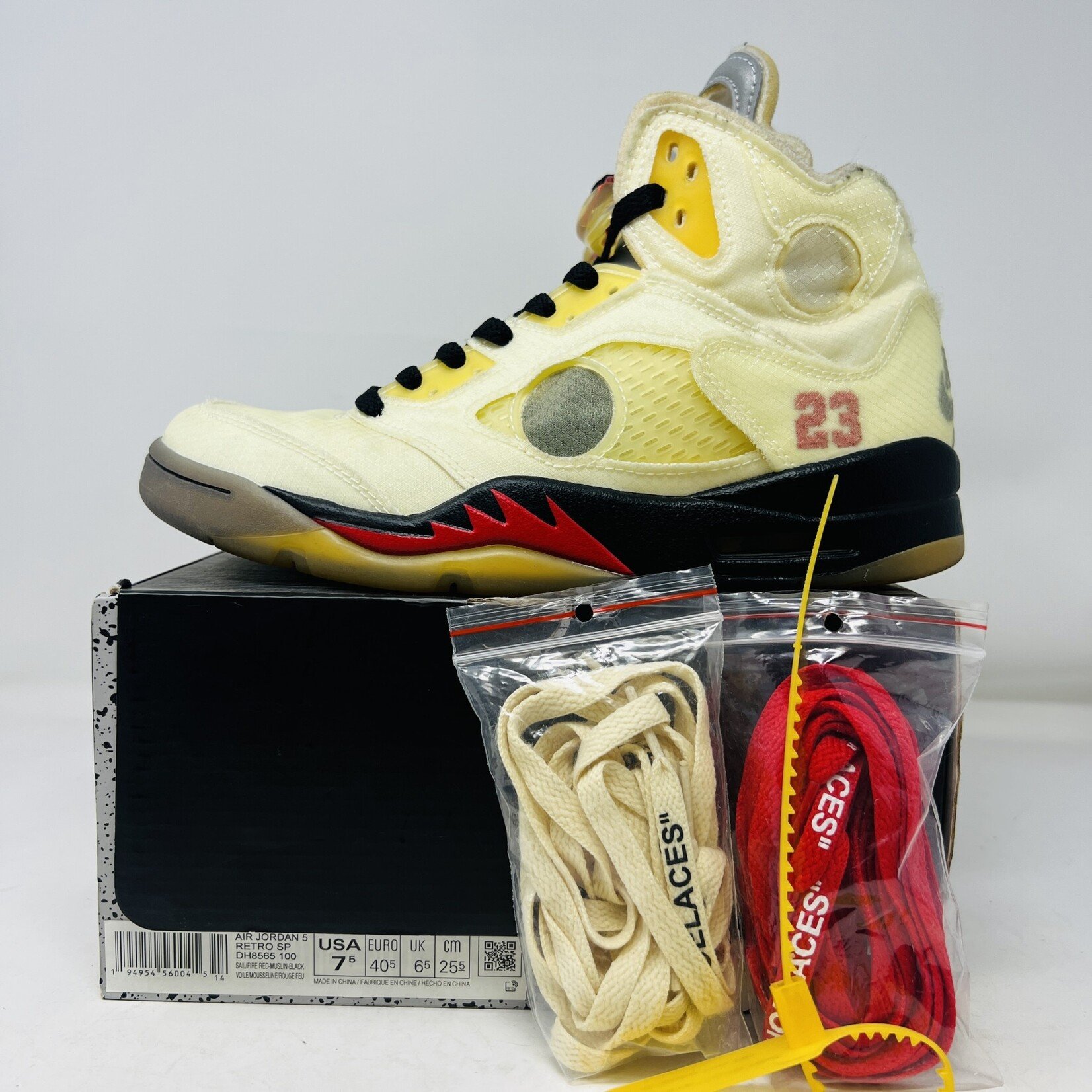 Off White Jordan 5 Retro Off-White Sail