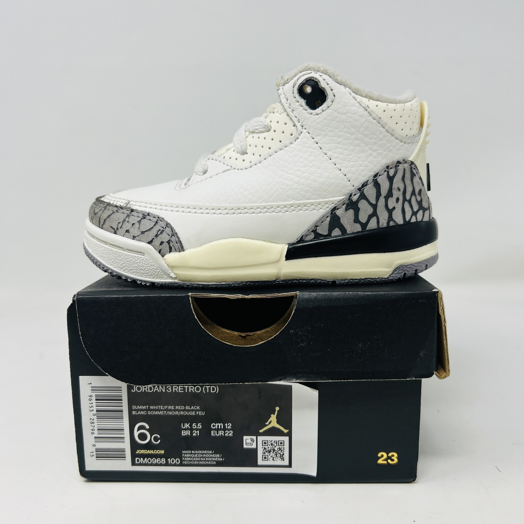 Jordan 3 Retro White Cement Reimagined TD Holy Ground Sneaker Shop Buy Sell Trade Sneakers