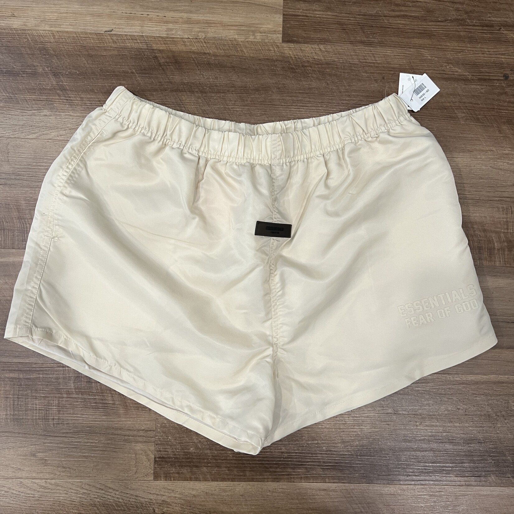 Essentials Fear of God Essentials Nylon Running Shorts Egg Shell