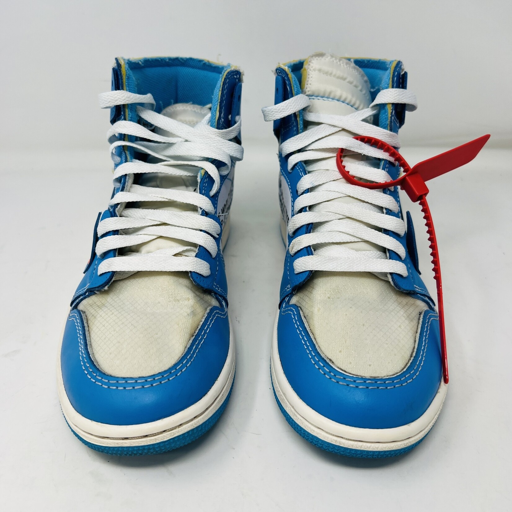 Jordan 1 Retro High Off White University Blue Holy Ground Sneaker Shop Buy Sell Trade Sneakers