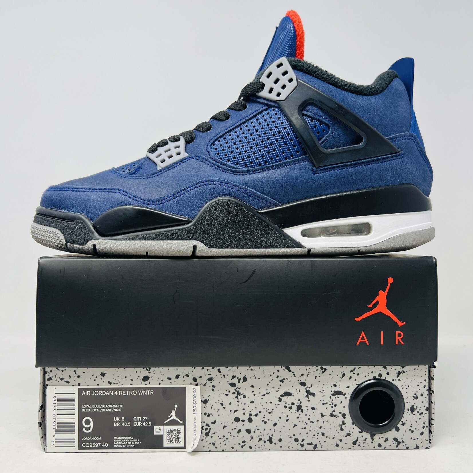 Air jordan 4 wntr loyal blue best sale