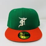 Essentials Fear of God Essentials New Era 59Fifty Fitted Hat (FW21) Green/Orange