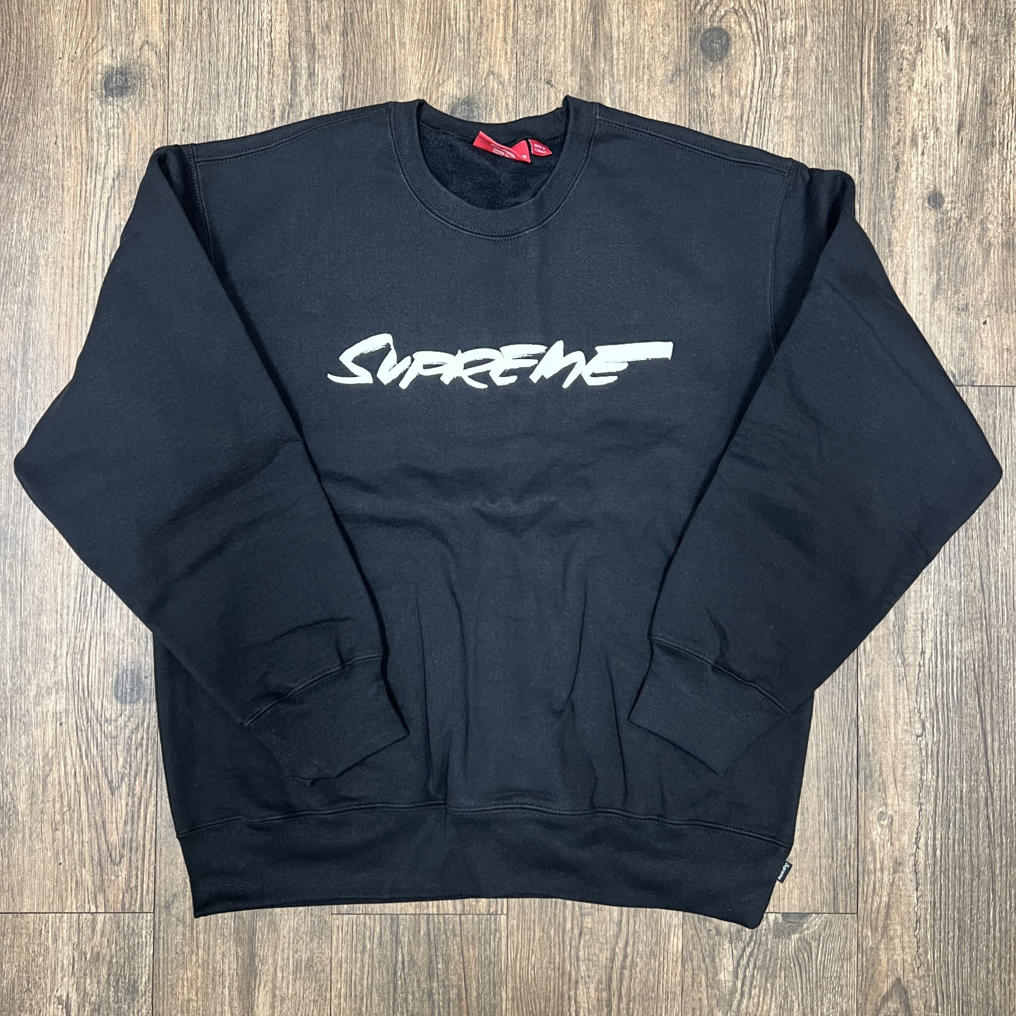 Supreme Futura Logo Crewneck Black Holy Ground Sneaker Shop Buy