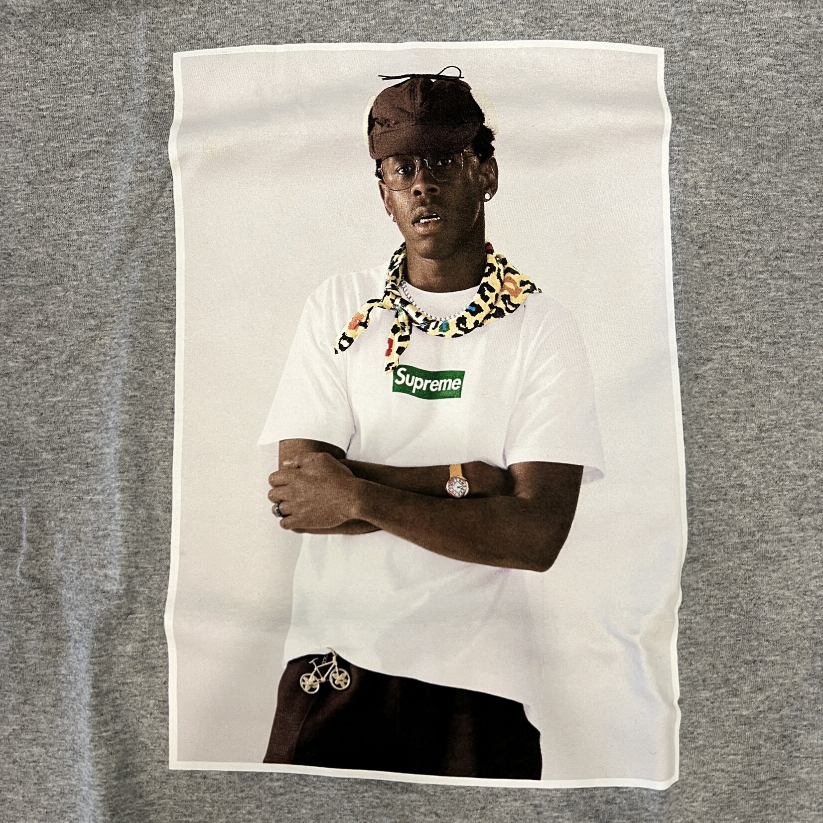 Supreme Tyler The Creator Tee Heather Grey - Holy Ground Sneaker 