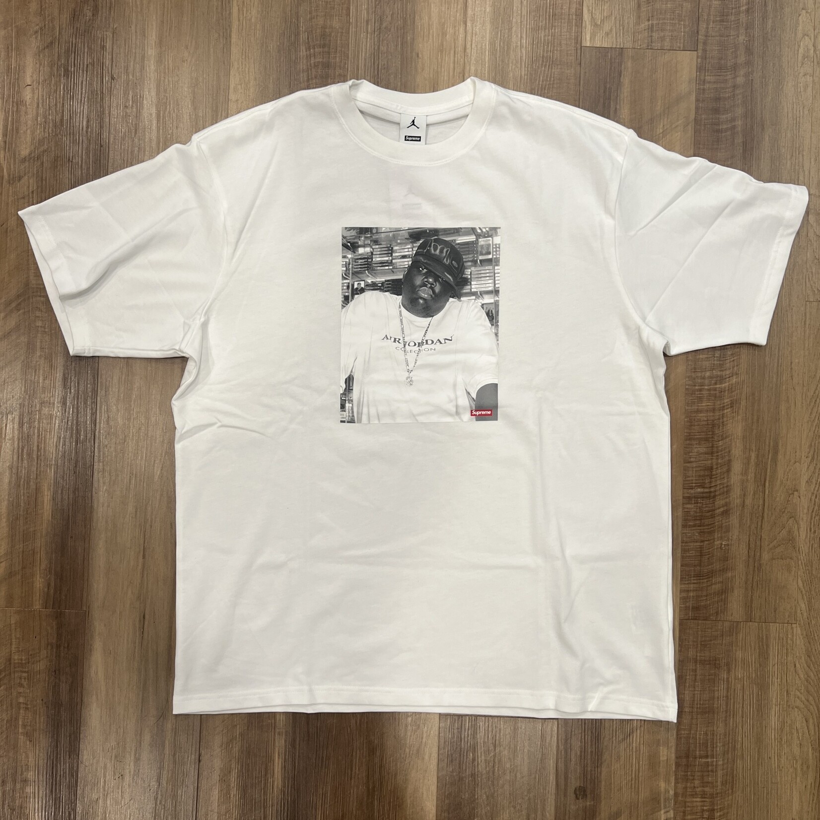 Supreme Jordan Biggie S/S Top White - Holy Ground Sneaker Shop 