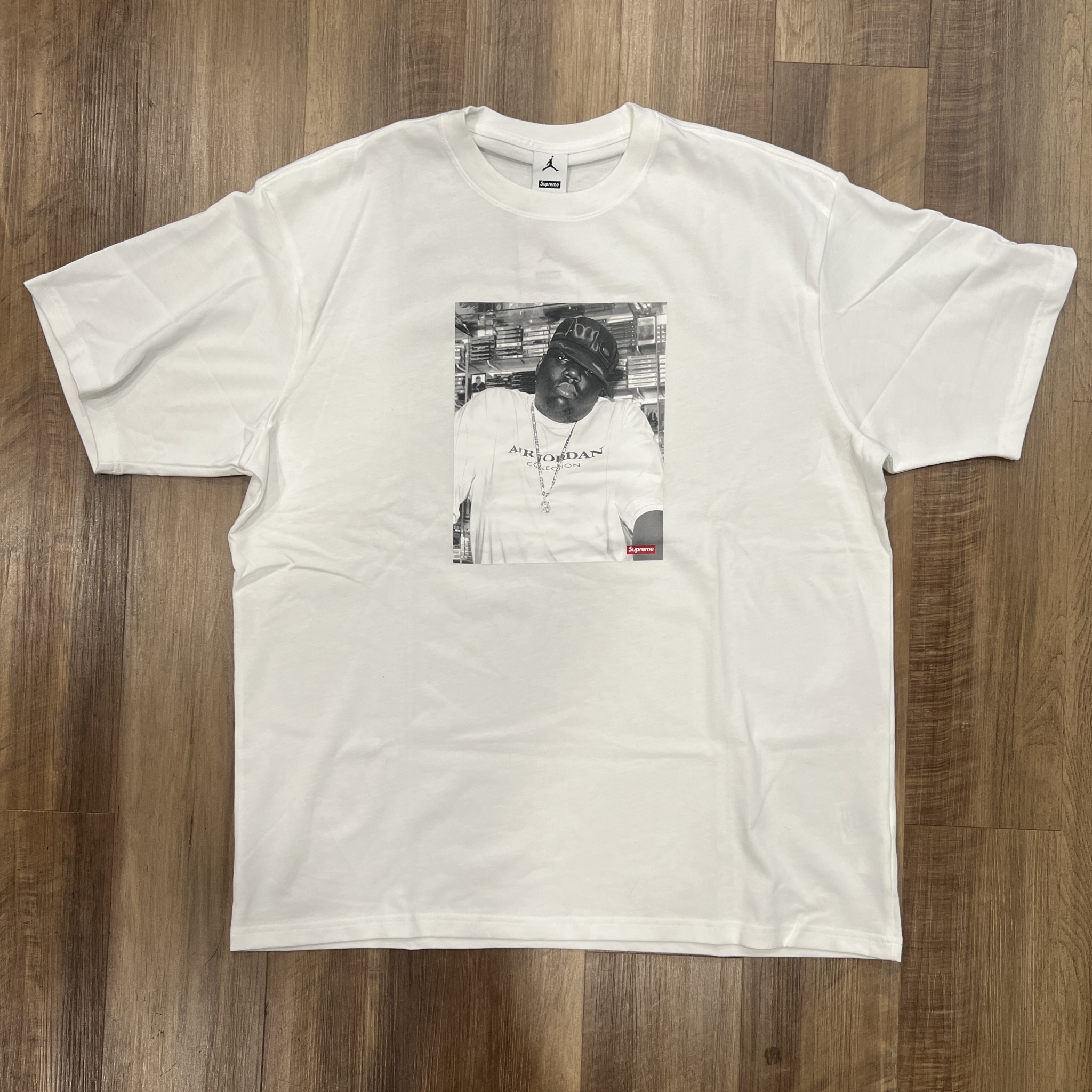 Supreme Jordan Biggie S/S Top White - Holy Ground Sneaker Shop 