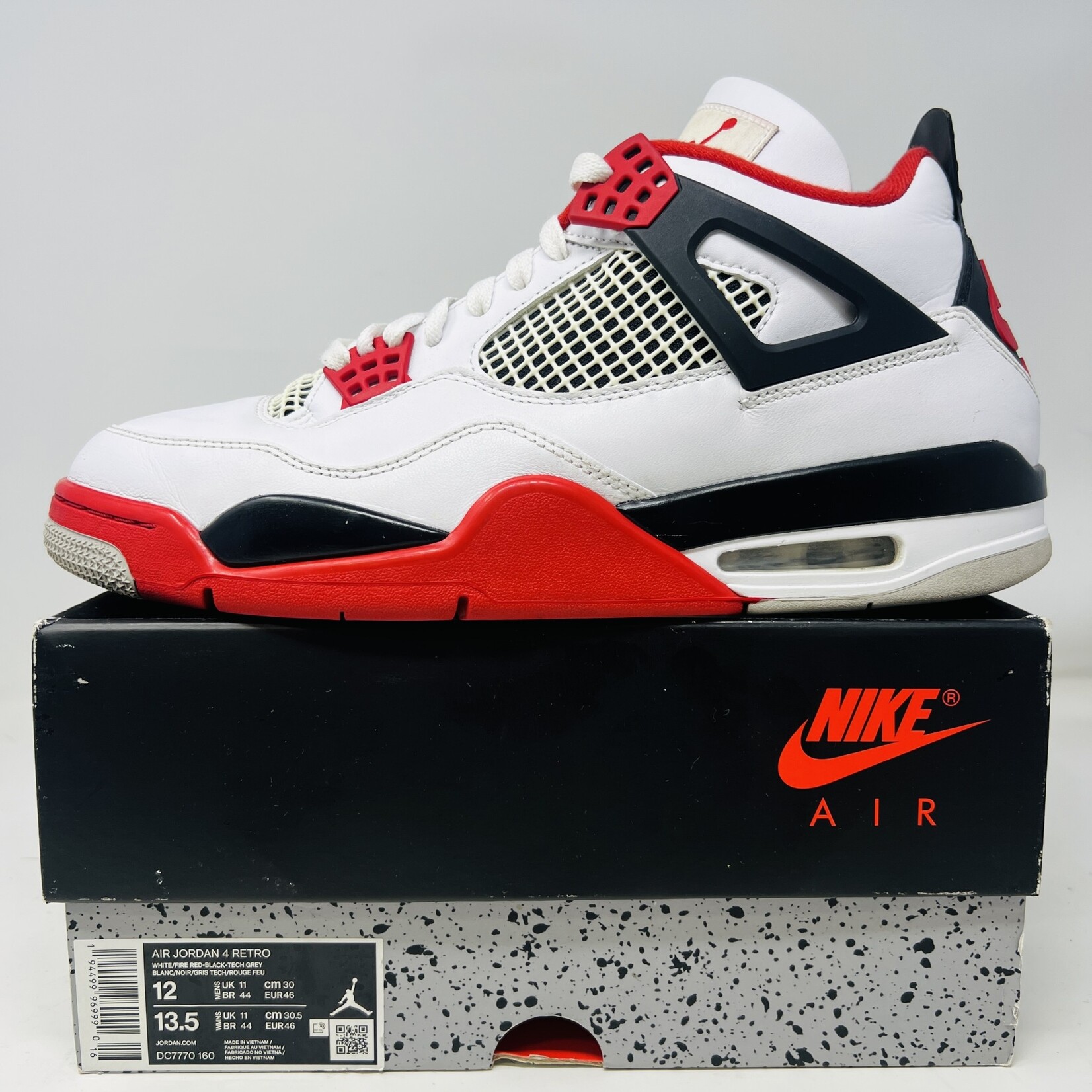 Jordan 4 Retro Fire Red 2020 Holy Ground Sneaker Shop Buy Sell Trade Sneakers