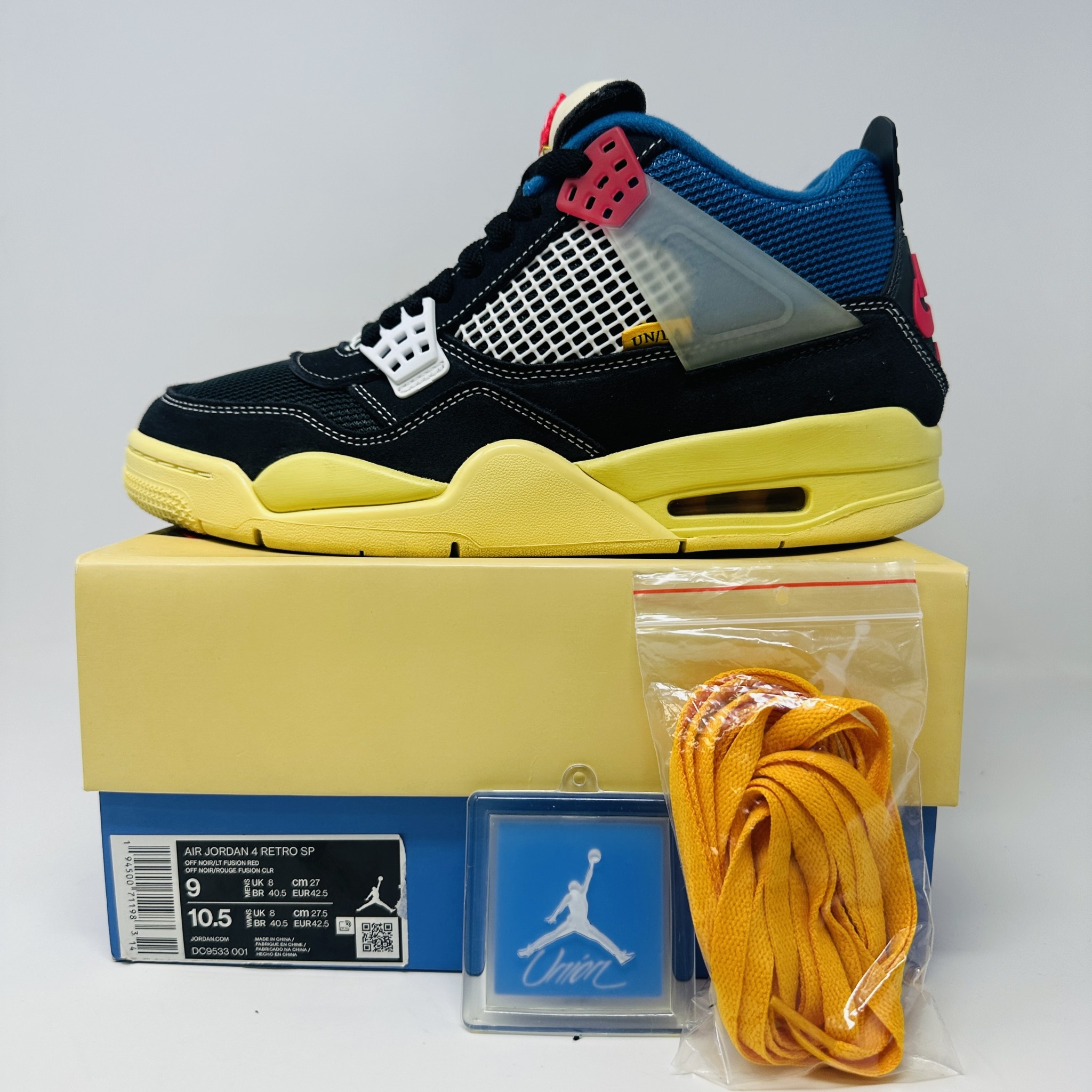 Jordan 4 retro noir rouge sales