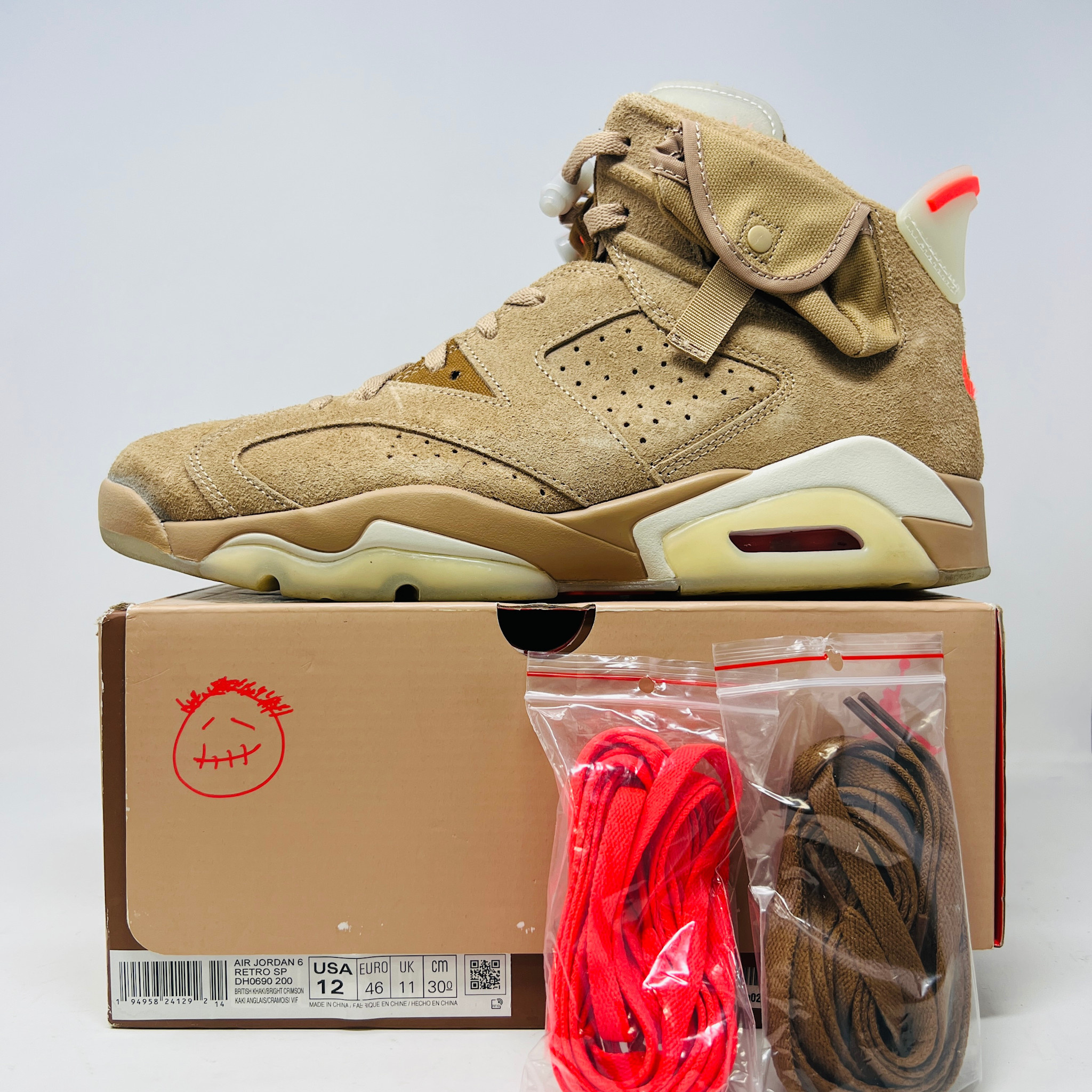 Jordan 6 Retro Travis Scott British Khaki Holy Ground Sneaker Shop