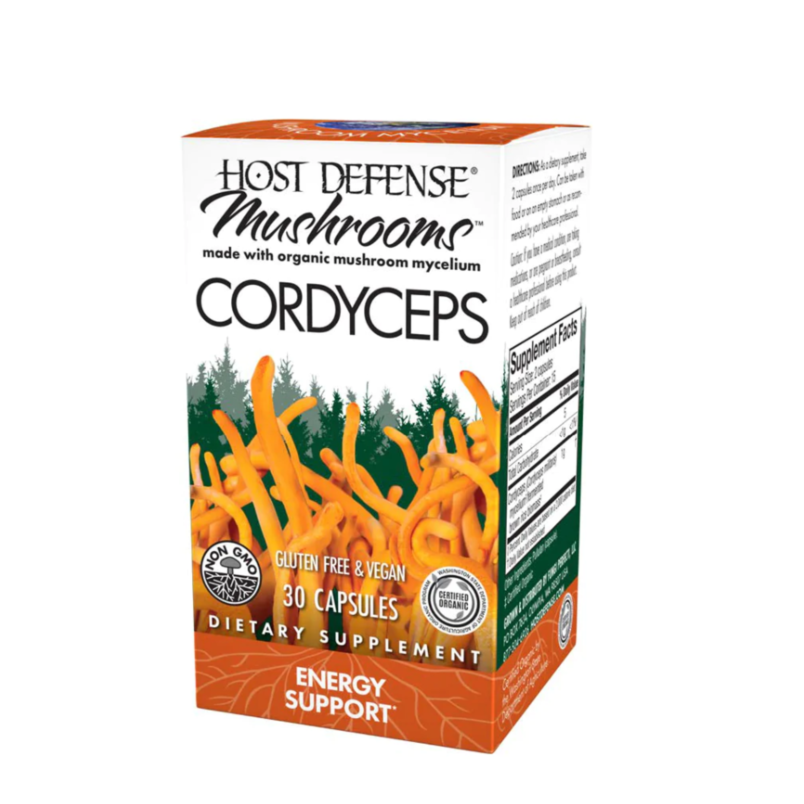 Host Defense Cordyceps Energy Support Capsules