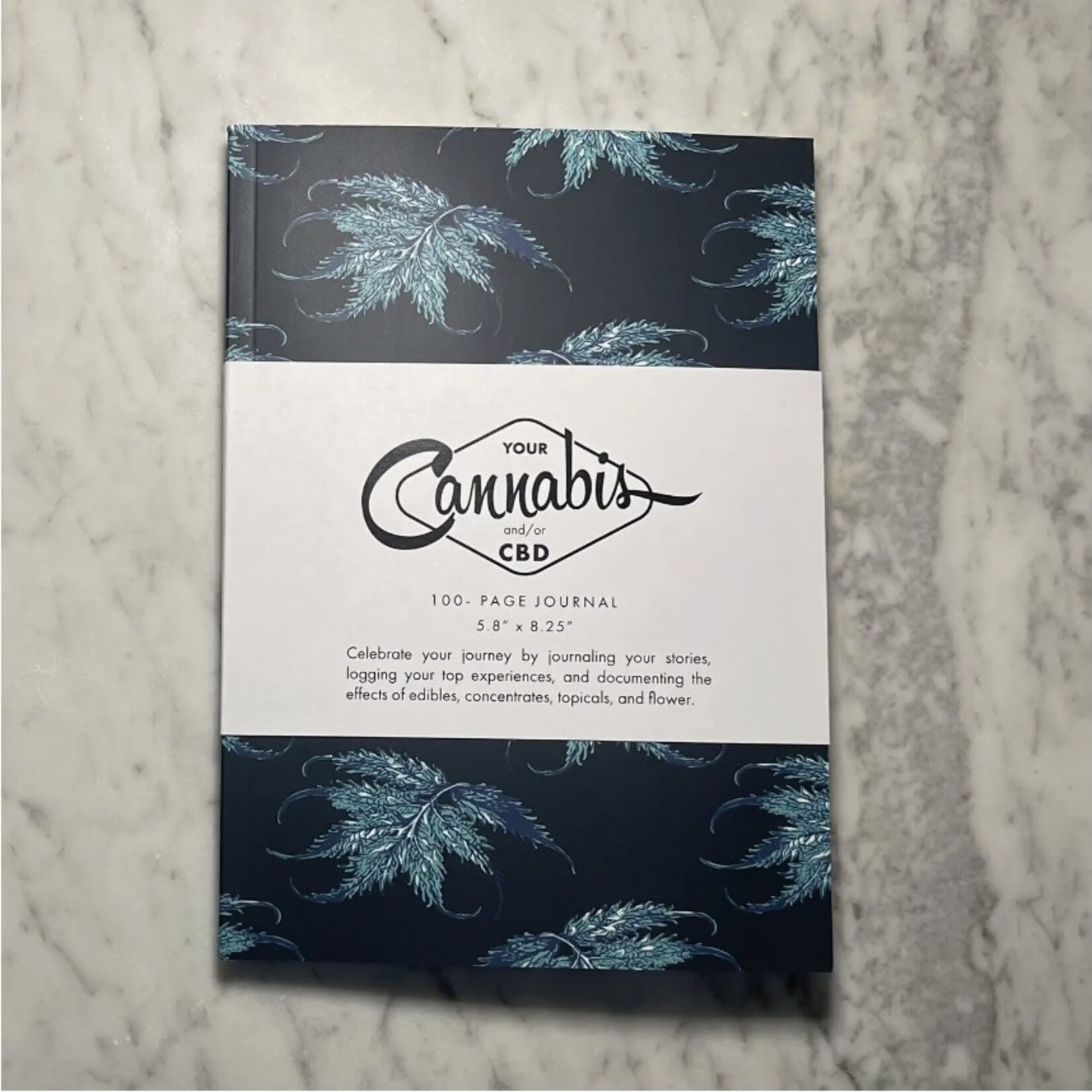 Set and Setting Stationary Cannabis/CBD Journal - Midnight