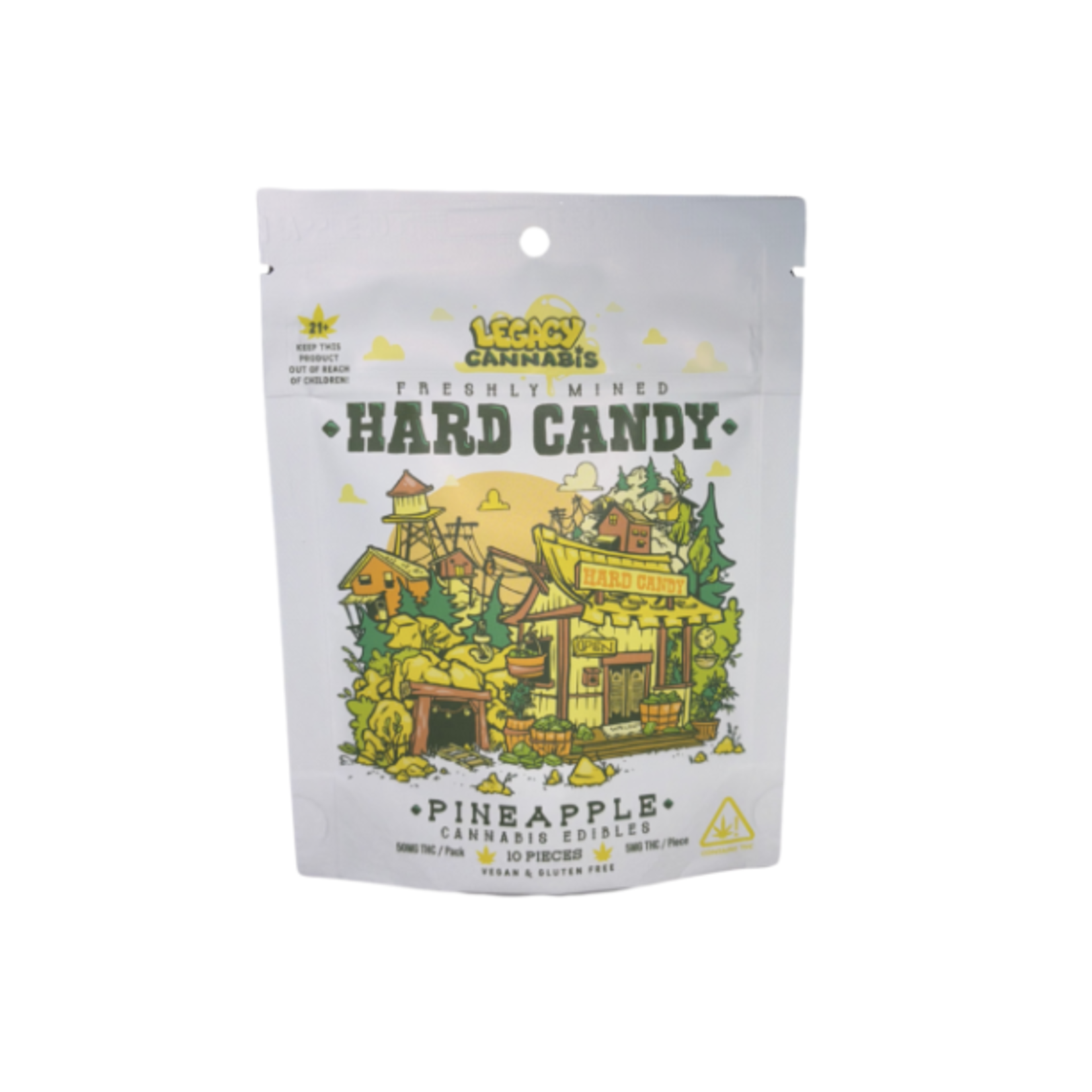 Legacy Cannabis Pineapple Hard Candy