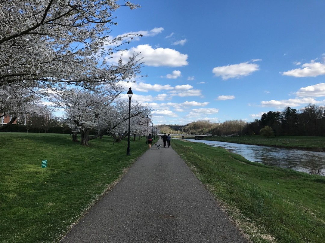 Hockhocking Adena Bikewway in the Spring