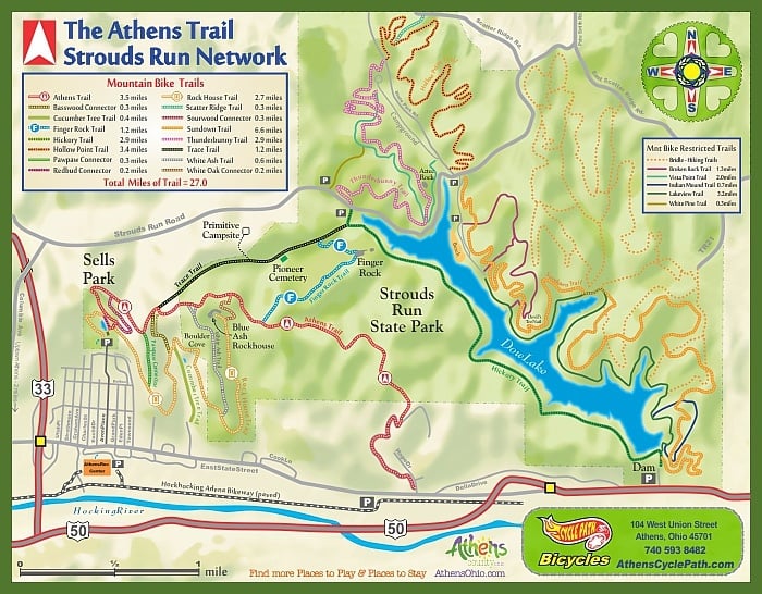 Athens Trail Network Map