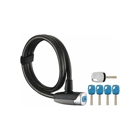 Giant Giant SureLock Flex Key Coil Cable Lock 12mm