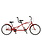 SUN BICYCLES BIKE SUN BISCAYNE TANDEM Coaster Brake  MET-RED