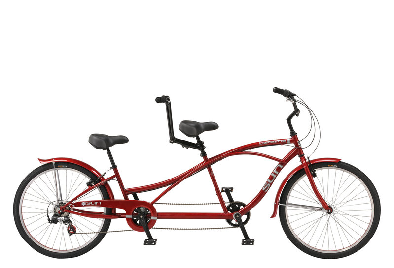 SUN BICYCLES BIKE SUN BISCAYNE TANDEM 7sp MET-RED