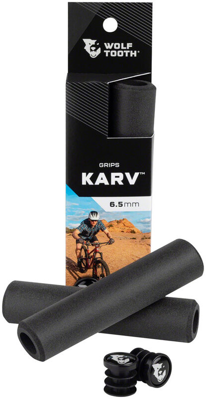 WOLF TOOTH Wolf Tooth Karv Grips - Black   6.5MM