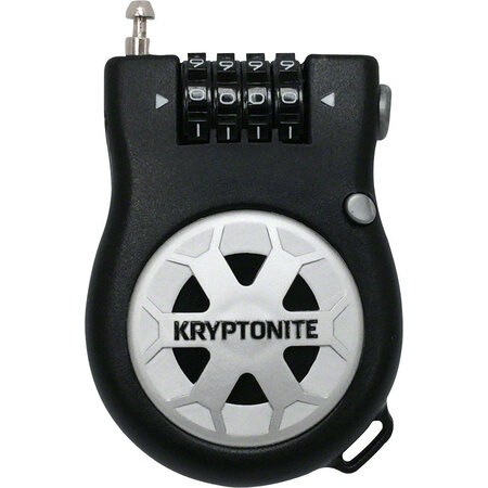KRYPTONITE Kryptonite R-2 Retractable Combo Cable Lock: 3' (90cm)