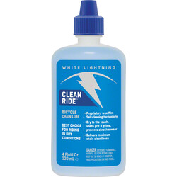 WHITE LIGHTNING White Lightning Clean Ride Bike Chain Wax Lube - 4oz, Drip