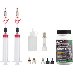 JAGWIRE Jagwire Pro Mineral Oil Bleed Kit Includes Shimano Magura Tektro Giant Adaptors