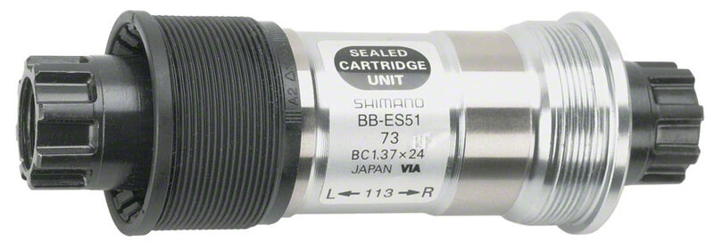 SHIMANO Shimano ES51 68 x 113mm Octalink V2 Spline English Bottom Bracket
